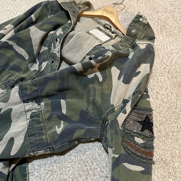 Free People printed Ember Military Pullover - Picture 12 of 15